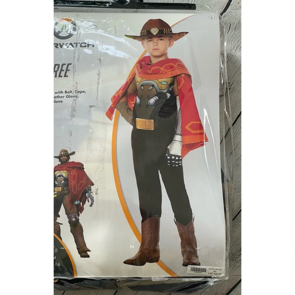 Spirit Halloween Overwatch McCree/Cassidy Boys Halloween Costume